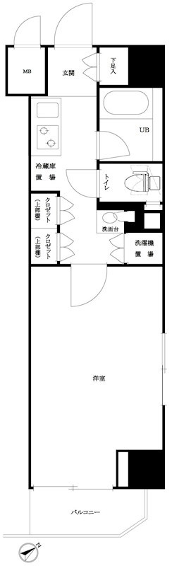 ルーブル浜松町 間取り図