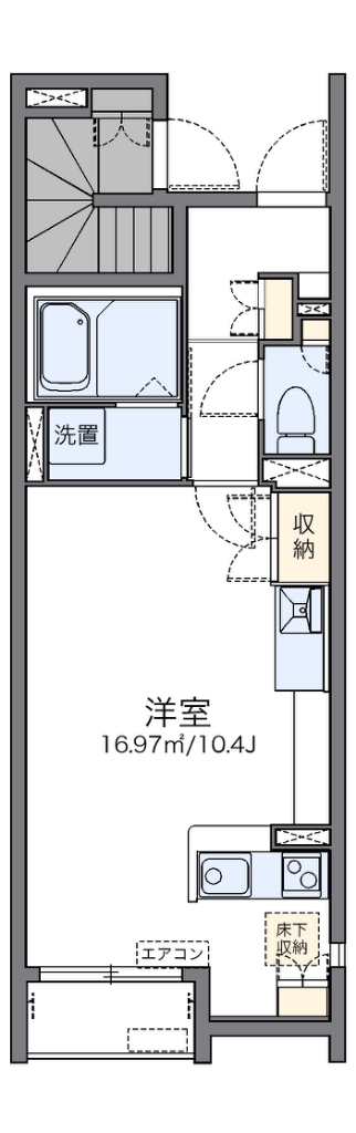 レオネクストカンフリエ 間取り図