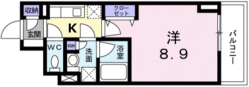 広尾ビューヒルズ 704号室 間取り