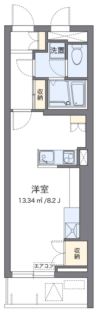 レオネクストアルバーロ原宿 103号室 間取り