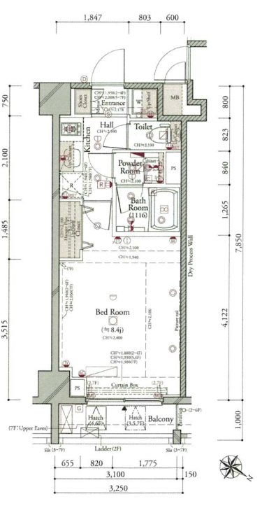 コンシェリア池袋 THE RESIDENCE WEST 502号室 間取り