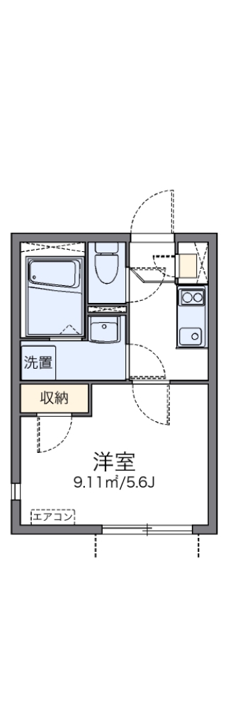 レオネクストマグノリア 101号室 間取り