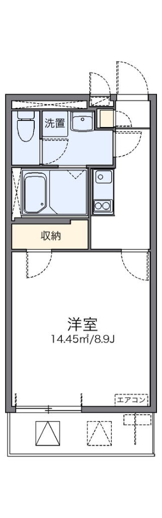 レオネクストフォレスタ 202号室 間取り