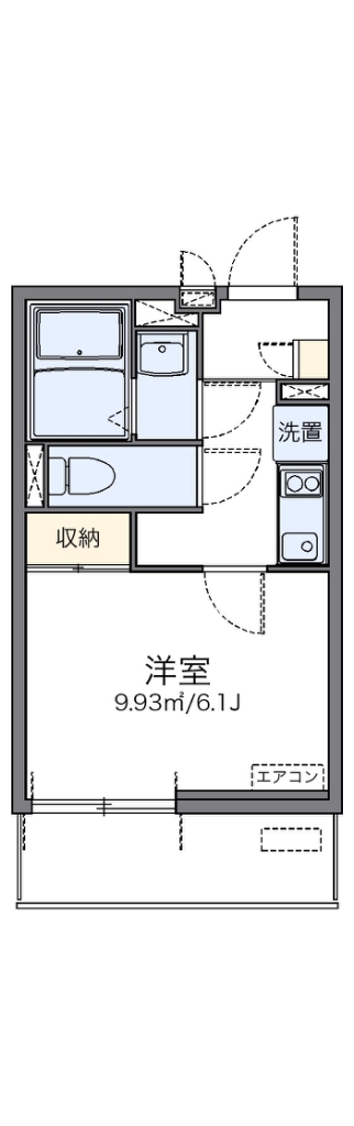 レオネクストコタ 102号室 間取り