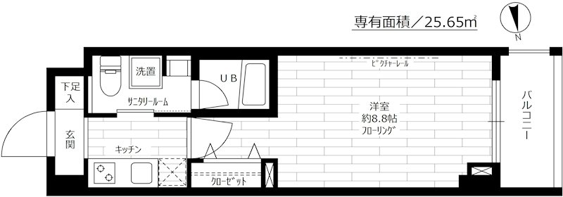 ステージグランデ神楽坂 402号室 間取り