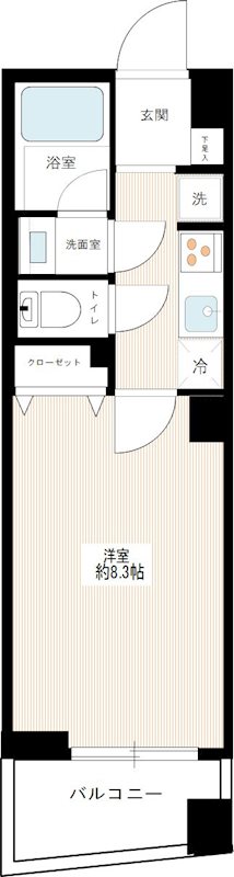 ＨＹ’ｓ ｓｔａｇｅ 西荻窪 0102号室 間取り
