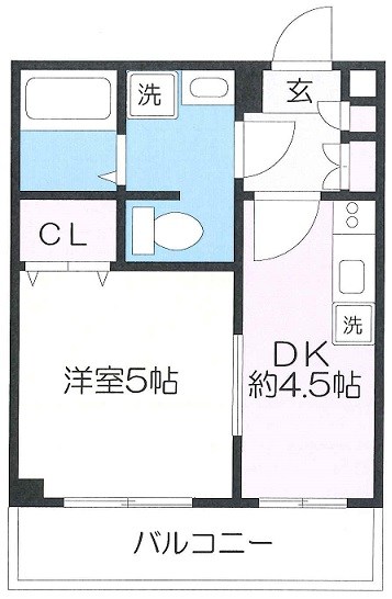 セントパレス西片 308号室 間取り