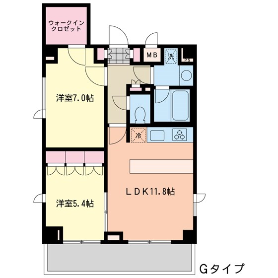 エスティメゾン代沢 間取り図