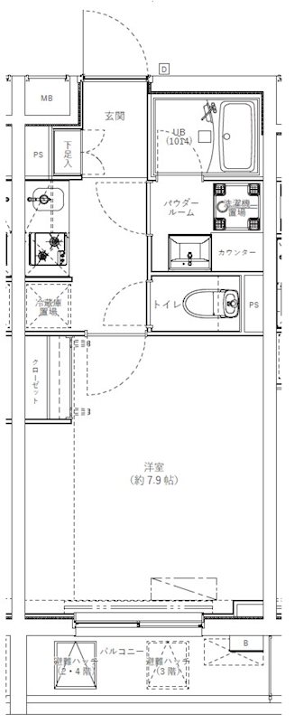 GENOVIA学芸大学 間取り図