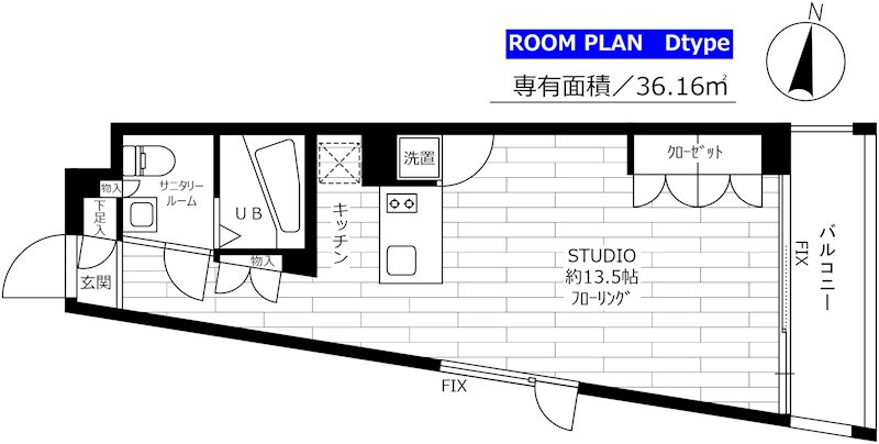グランドコンシェルジュ都立大学 間取り図