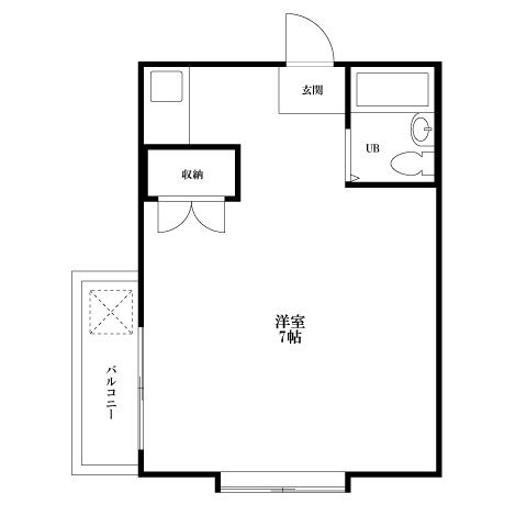 エクセレント小林第2 間取り図