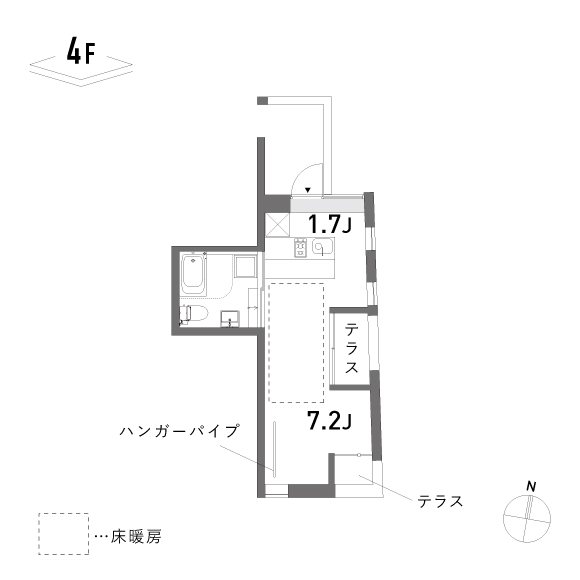 荘 間取り図