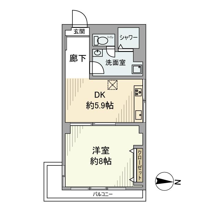ストークマンション代田 間取り図