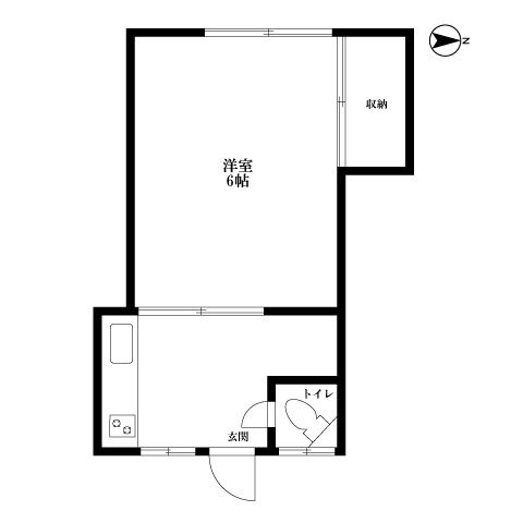 竹江ハイツ 間取り図