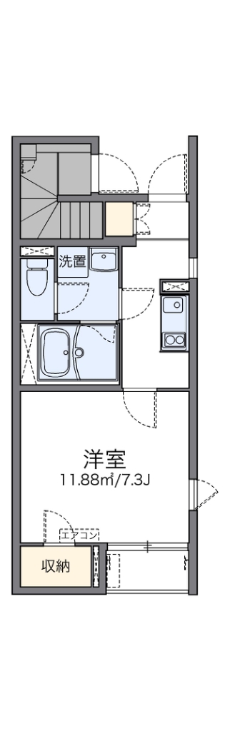 レオネクストｓｐｒｉｎｇｓ 間取り図