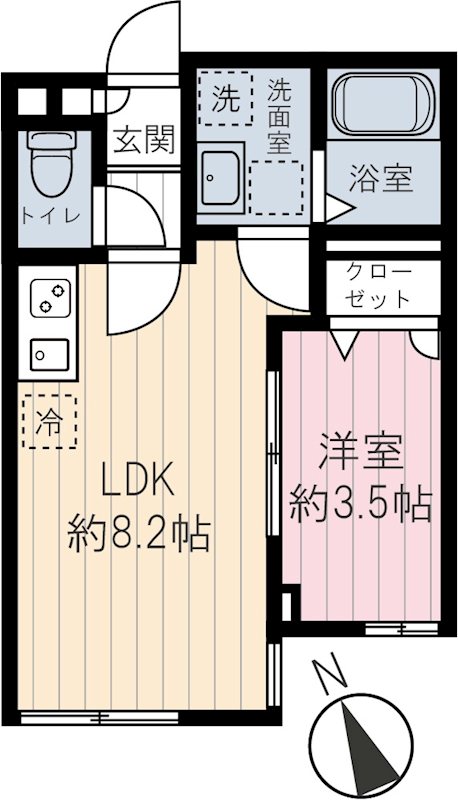 シェ　ヌ 間取り図