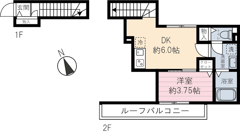 シェ　ヌ 間取り図