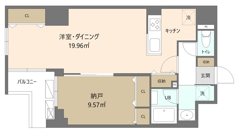 Reframe5 早稲田 601号室 間取り