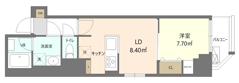 Reframe5 早稲田 203号室 間取り