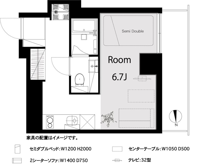 グロリオール荻窪 間取り図
