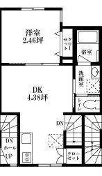 ユーアイホーム東日暮里  202号室 間取り