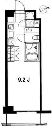 フレンシア麻布十番ノース 間取り図