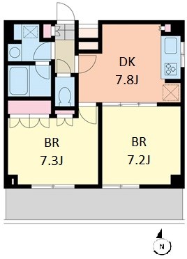 エスティメゾン千石 間取り図