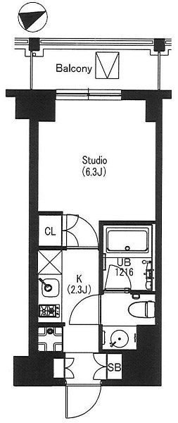エスティメゾン中野 間取り図