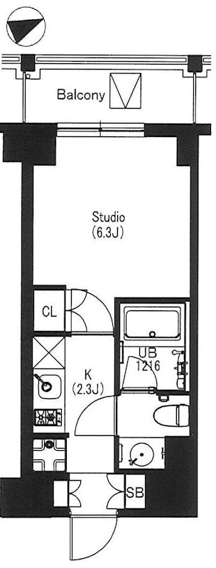 エスティメゾン中野 間取り図