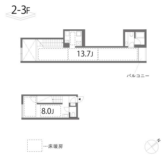 33 1/3 rpm 間取り図