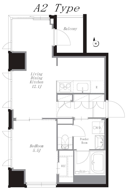 COLLET麻布 間取り図