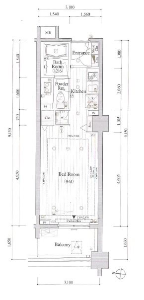 レグノセレーノ 間取り図