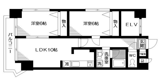 セリジア三宿 間取り図