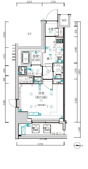 アルテシモレフィナ 間取り図