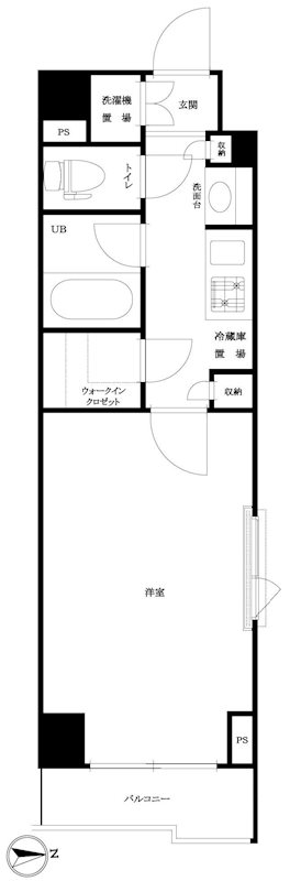 ルーブル桜新町 間取り図