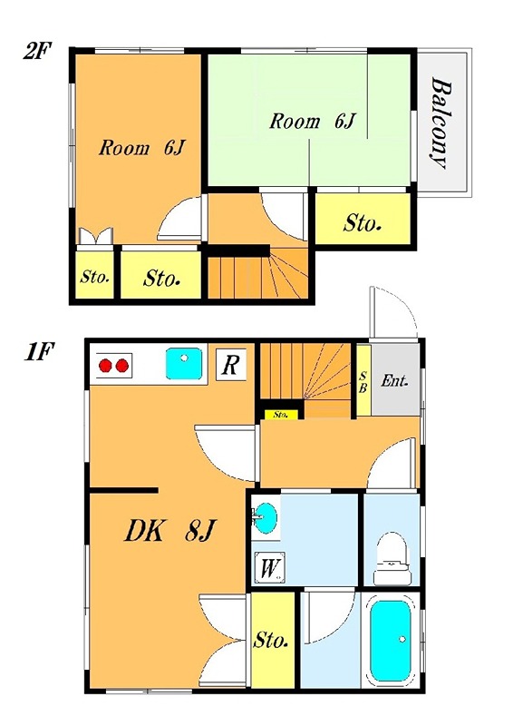 大井6丁目戸建 間取り図