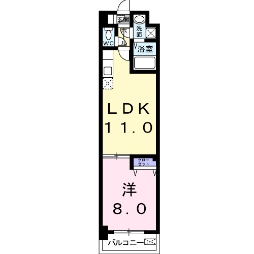 ヴィラージュ経堂 間取り図