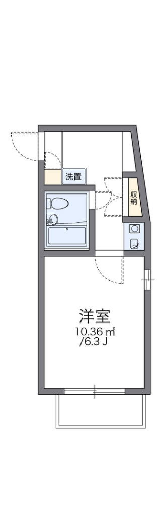 レオパレスＲＸ早稲田第２ 間取り図