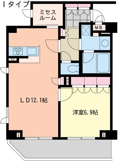 エスティメゾン代沢 間取り図