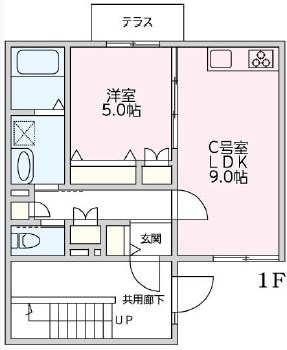 OHKHILL成田東 間取り図