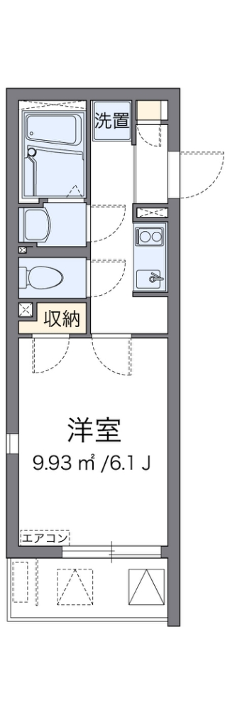 クレイノル　ソレイユ新高円寺 間取り図