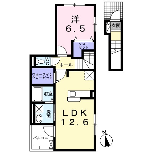 Ｍａｉｓｏｎ　Ｈａｍａｋａｗａ 間取り図