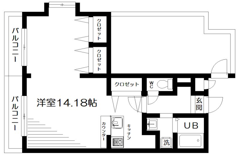 ＭＵスクエア等々力 間取り図
