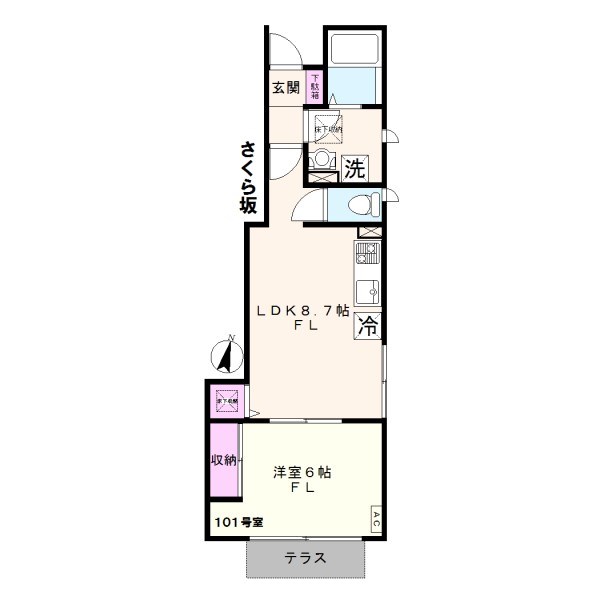 さくら坂 間取り図