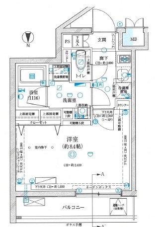 GRAN PASEO神楽坂Ⅱ 間取り図