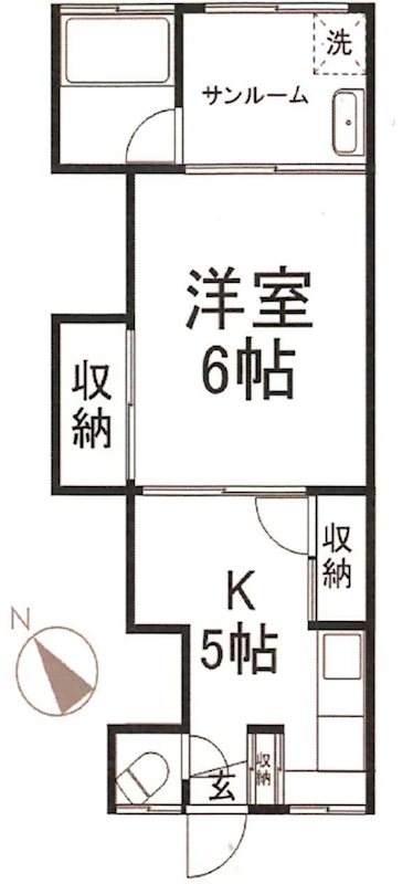 ヴィラコート上高田 間取り図