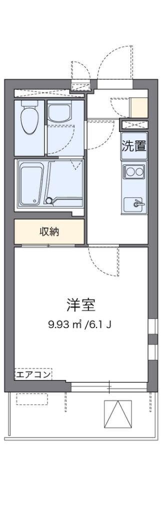 クレイノ南品川ハイツⅢ 404号室 間取り