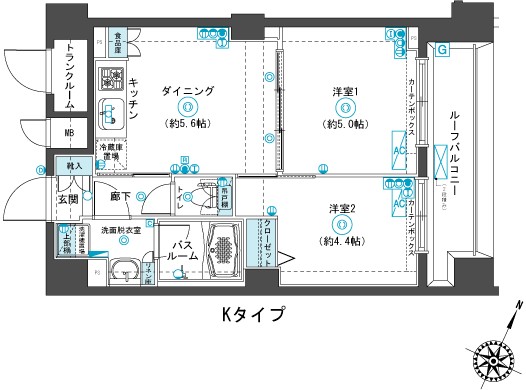 フェニックス渋谷本町 間取り図