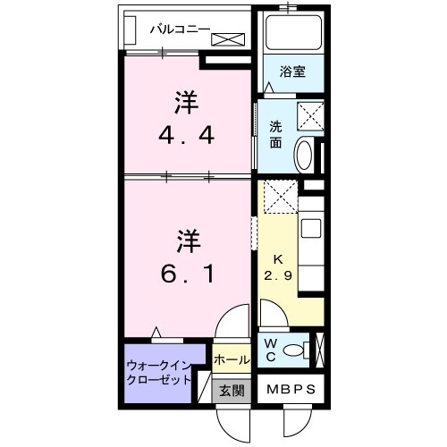 メゾン　オノ　デ　ペーシェ 間取り図