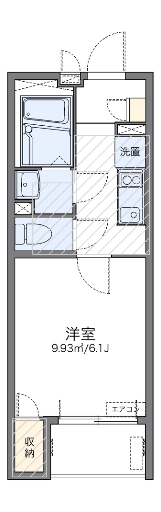 レオネクストヒルズ羽根木 202号室 間取り